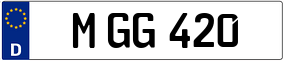 Truck License Plate